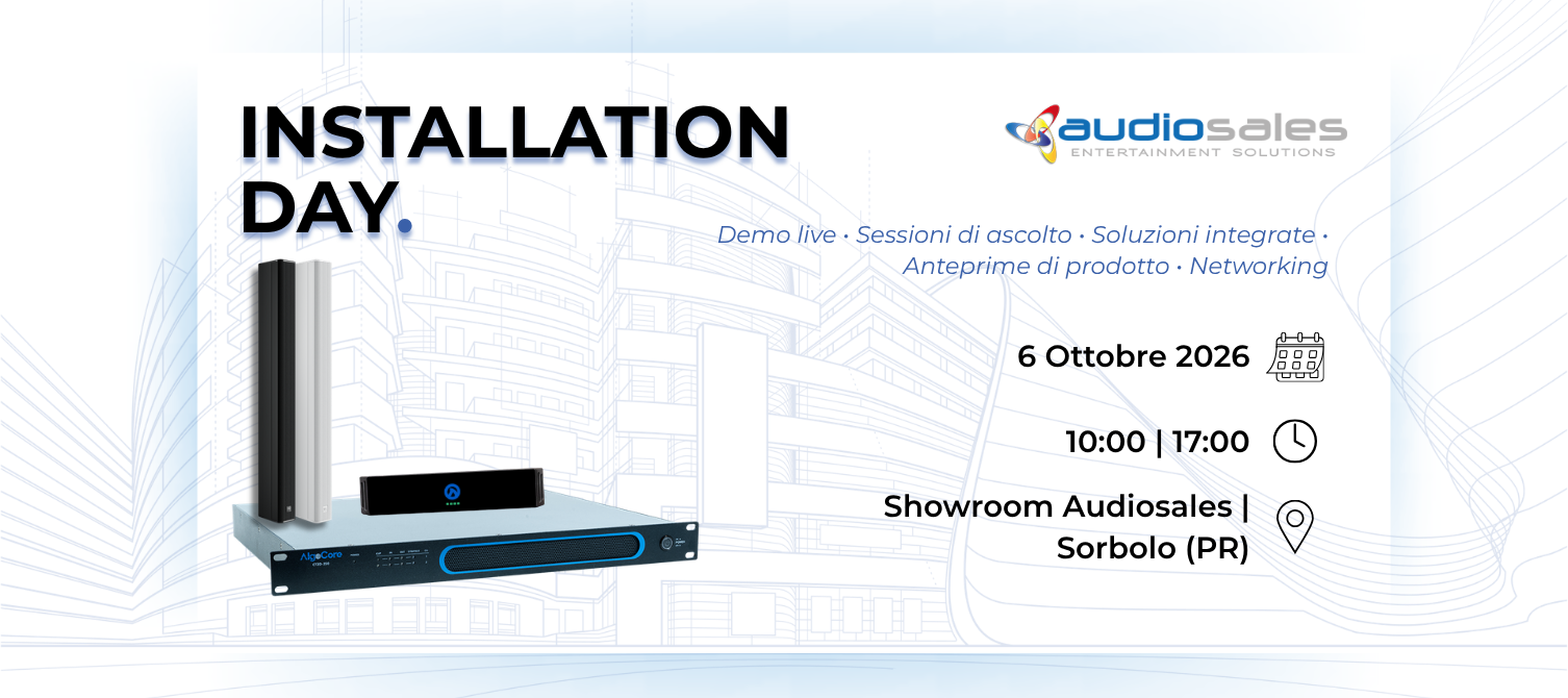 Audiosales Installation Day